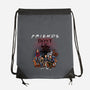 Stranger Friends-none drawstring bag-Conjura Geek