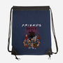 Stranger Friends-none drawstring bag-Conjura Geek