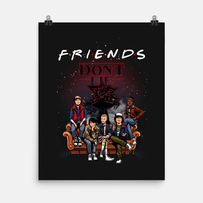 Stranger Friends-none matte poster-Conjura Geek