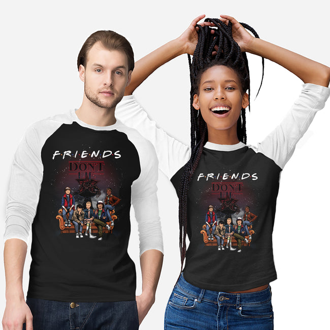 Stranger Friends-unisex baseball tee-Conjura Geek