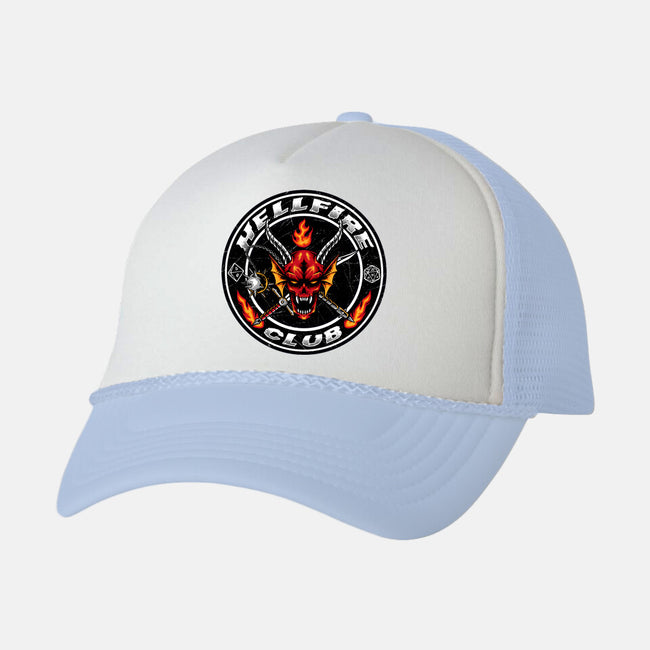 Hellfire Badge-unisex trucker hat-spoilerinc