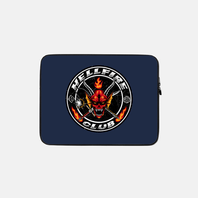 Hellfire Badge-none zippered laptop sleeve-spoilerinc