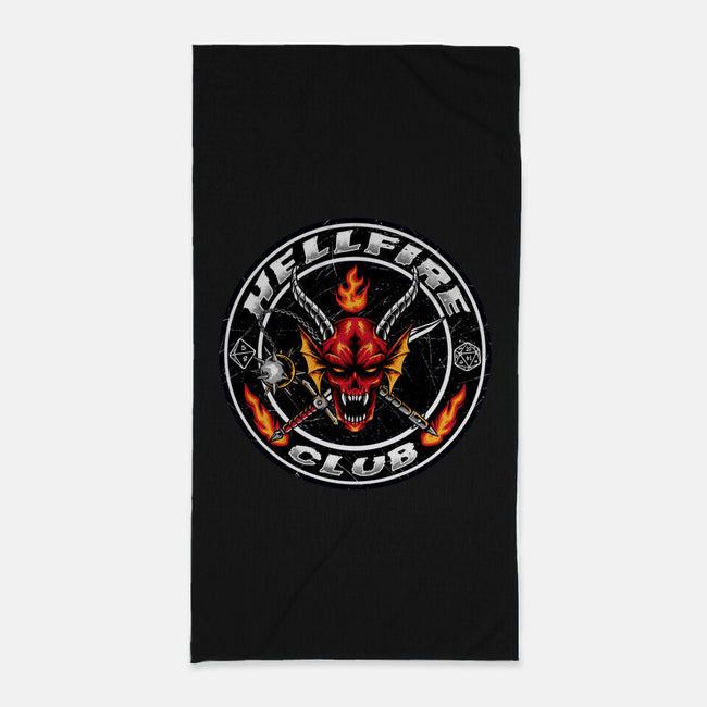 Hellfire Badge-none beach towel-spoilerinc