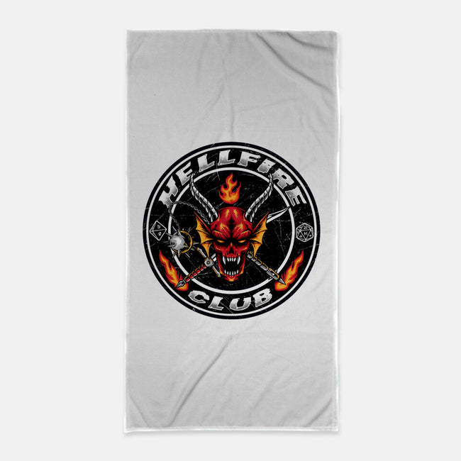 Hellfire Badge-none beach towel-spoilerinc