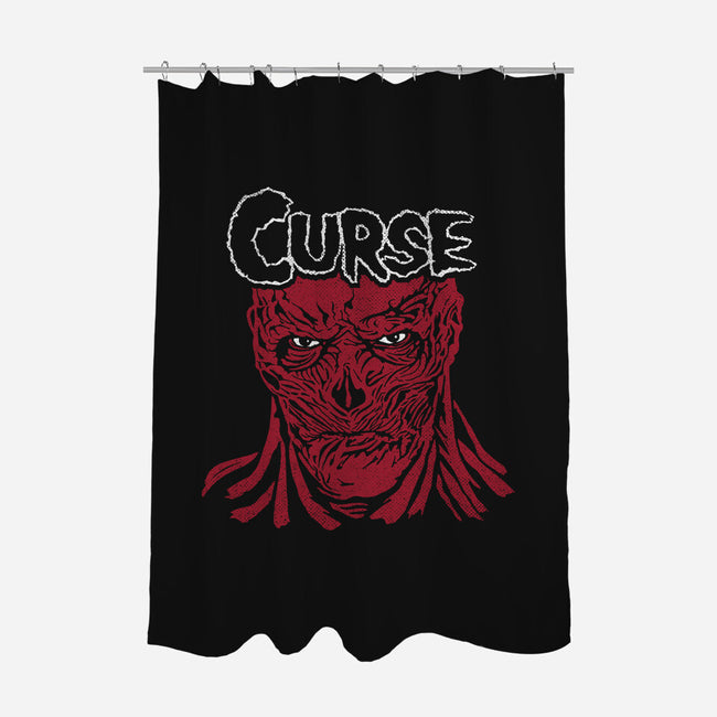 Curse -none polyester shower curtain-Getsousa!