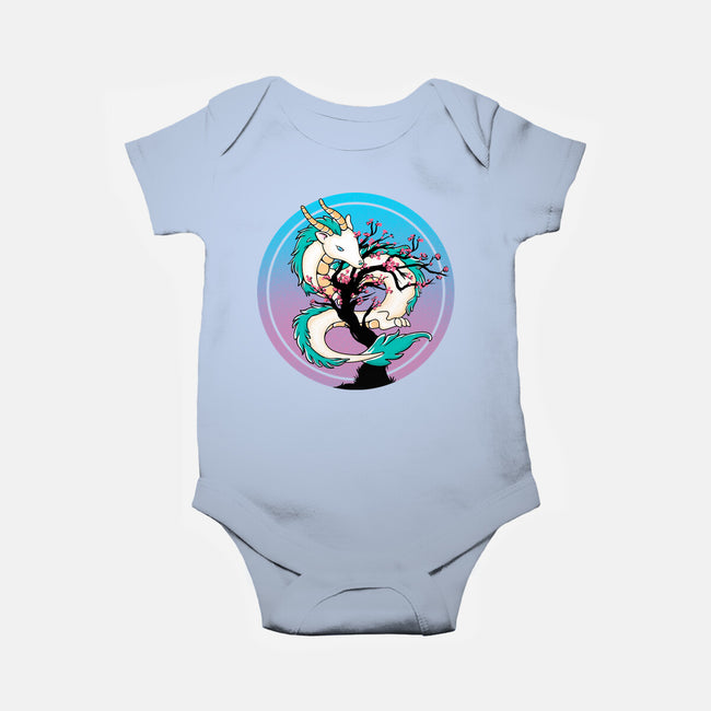 Sakura Dragon-baby basic onesie-leepianti