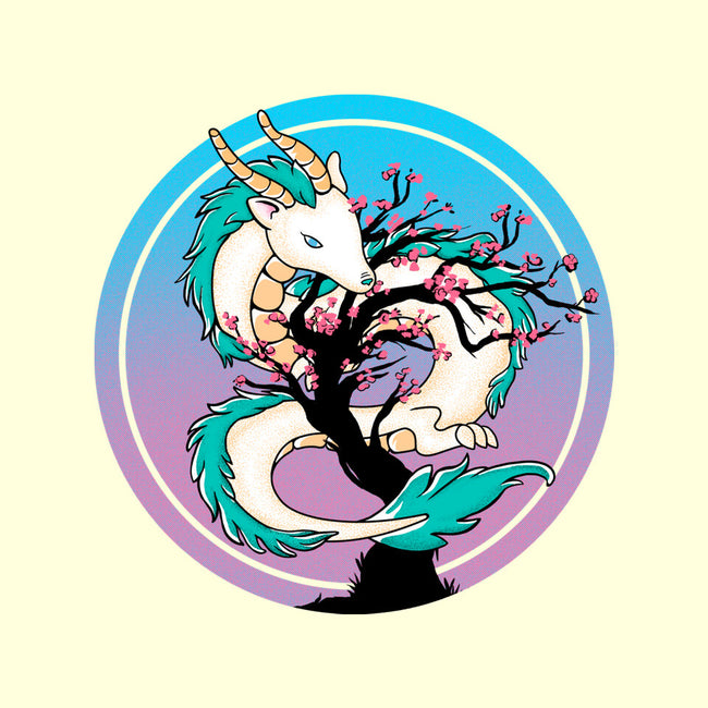 Sakura Dragon-none removable cover w insert throw pillow-leepianti
