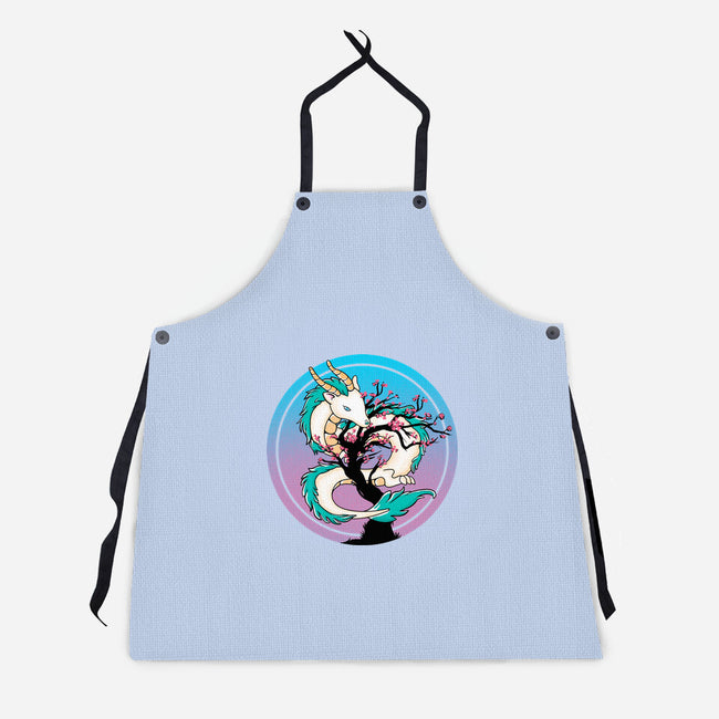 Sakura Dragon-unisex kitchen apron-leepianti