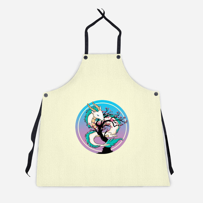 Sakura Dragon-unisex kitchen apron-leepianti