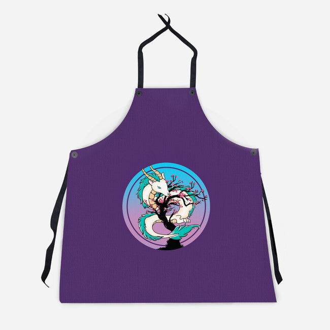 Sakura Dragon-unisex kitchen apron-leepianti