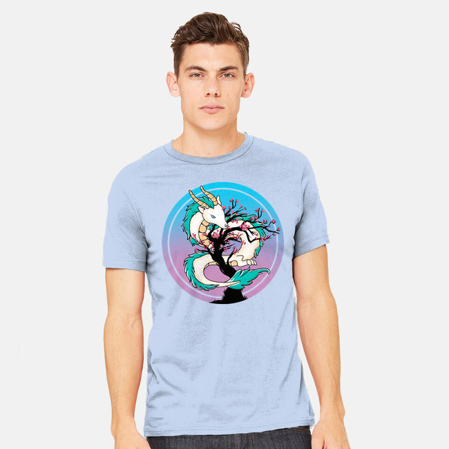 Sakura Dragon-mens heavyweight tee-leepianti