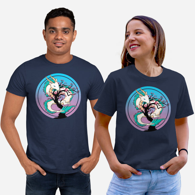 Sakura Dragon-unisex basic tee-leepianti