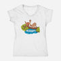 Another Time-womens v-neck tee-leepianti