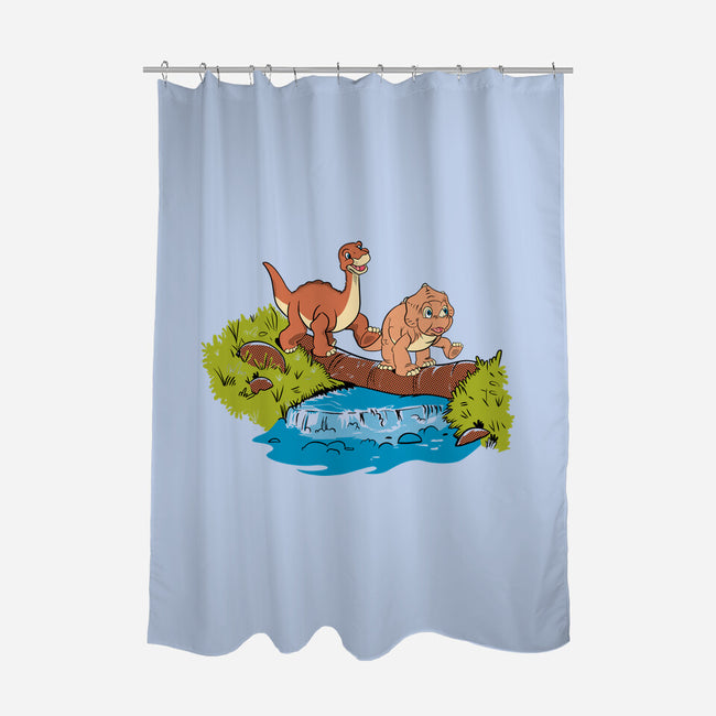 Another Time-none polyester shower curtain-leepianti