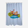 Another Time-none polyester shower curtain-leepianti