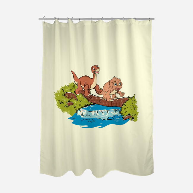 Another Time-none polyester shower curtain-leepianti