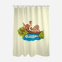 Another Time-none polyester shower curtain-leepianti