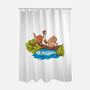 Another Time-none polyester shower curtain-leepianti