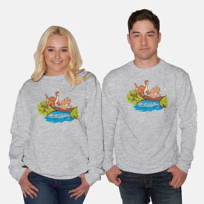 Another Time-unisex crew neck sweatshirt-leepianti