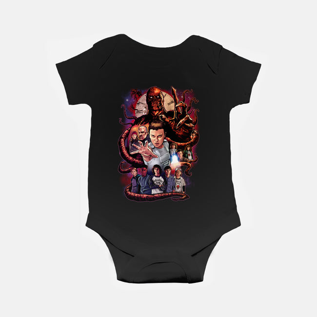 Inverted World-baby basic onesie-Conjura Geek