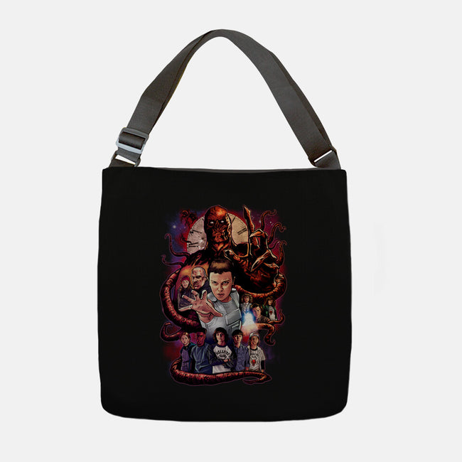 Inverted World-none adjustable tote bag-Conjura Geek