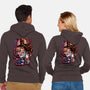 Inverted World-unisex zip-up sweatshirt-Conjura Geek