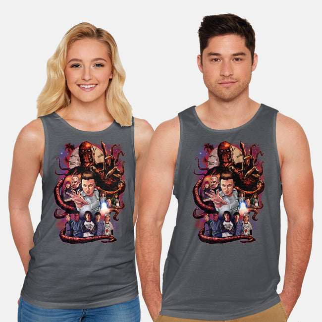 Inverted World-unisex basic tank-Conjura Geek
