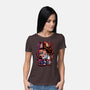 Inverted World-womens basic tee-Conjura Geek