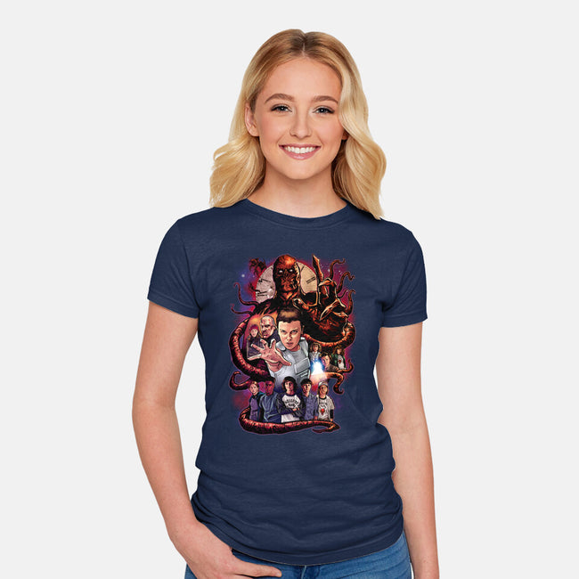 Inverted World-womens fitted tee-Conjura Geek