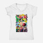 Shonen Characters-womens v-neck tee-Bellades