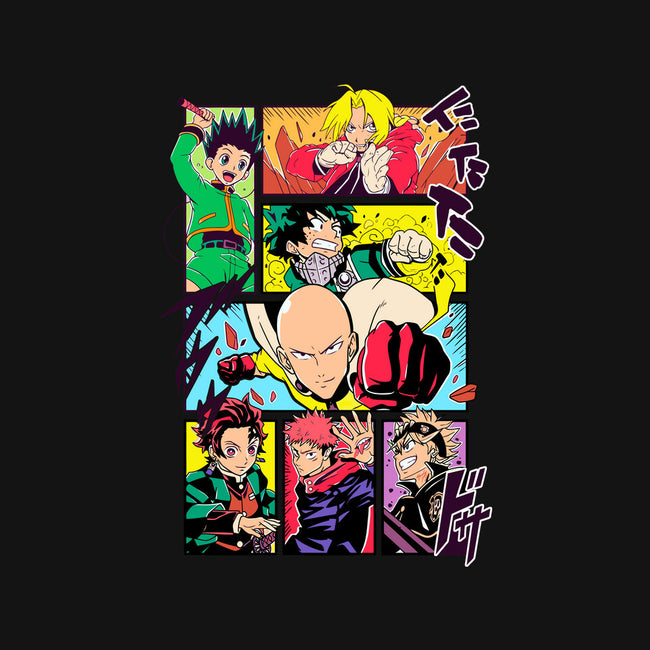 Shonen Characters-none removable cover throw pillow-Bellades