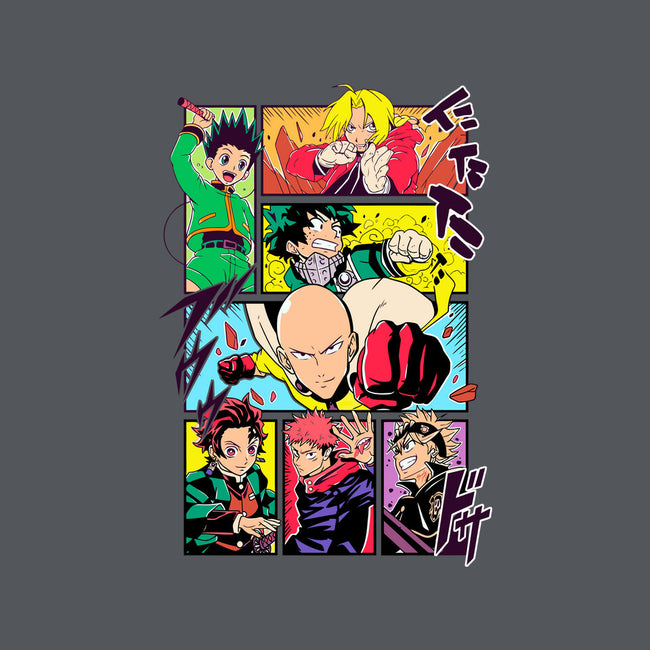 Shonen Characters-none polyester shower curtain-Bellades