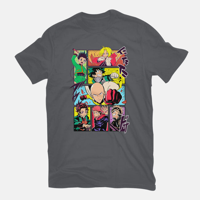 Shonen Characters-mens premium tee-Bellades