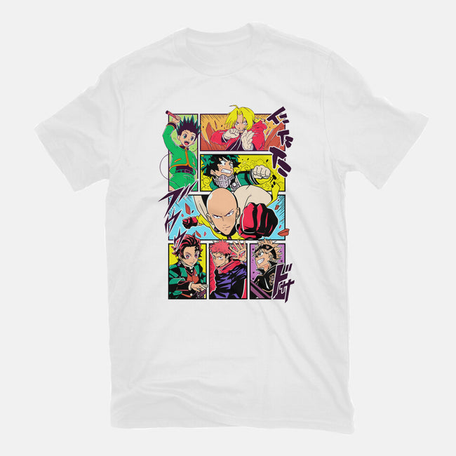 Shonen Characters-unisex basic tee-Bellades