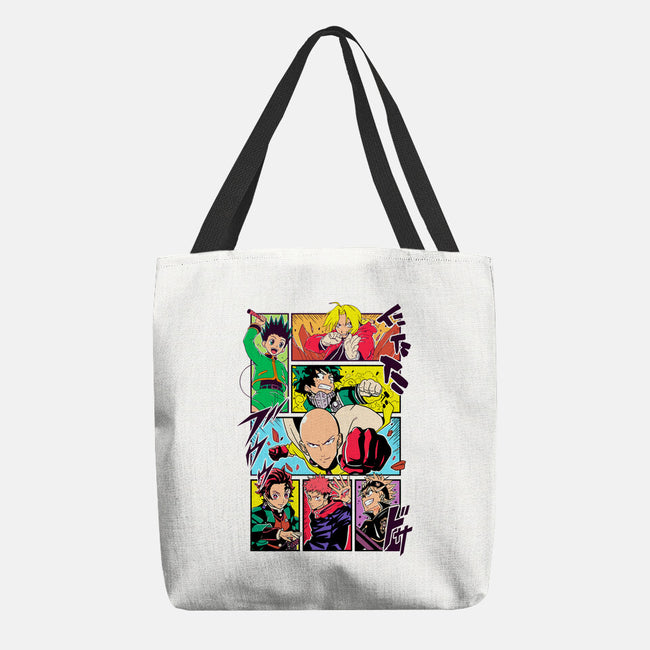 Shonen Characters-none basic tote bag-Bellades