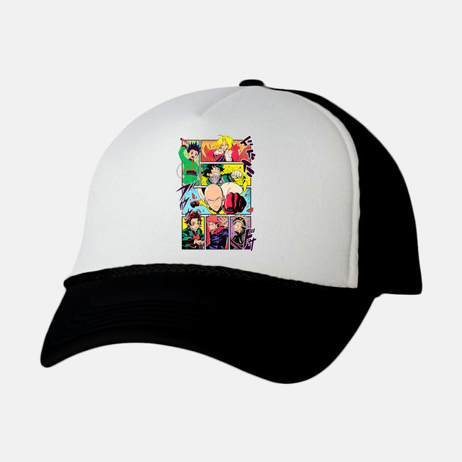 Shonen Characters-unisex trucker hat-Bellades