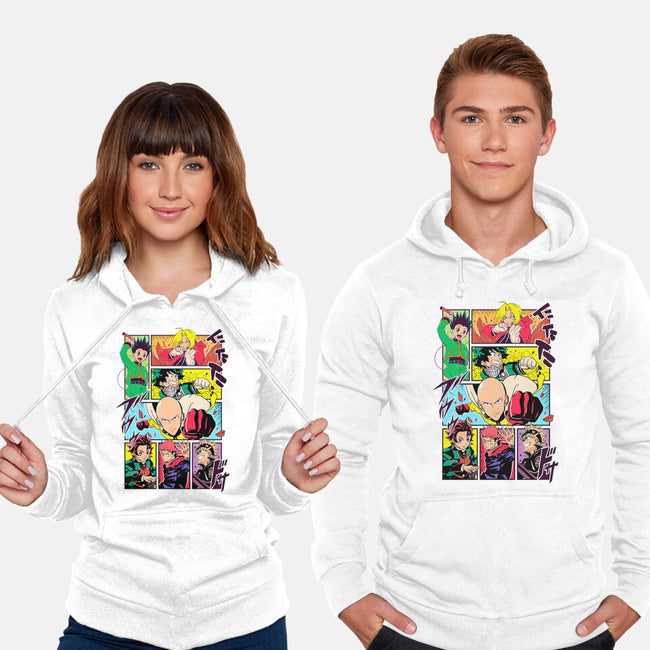 Shonen Characters-unisex pullover sweatshirt-Bellades