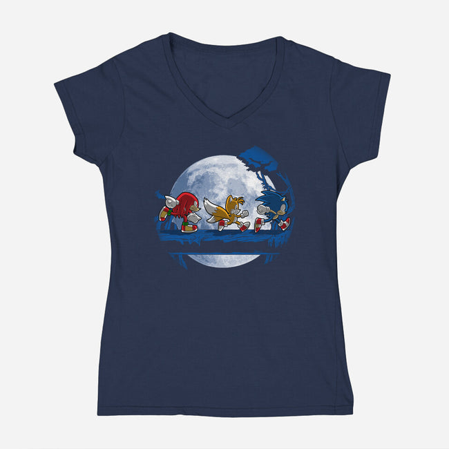 Fast Matata-womens v-neck tee-Andriu