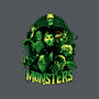 Monsters-none removable cover w insert throw pillow-Conjura Geek