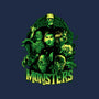 Monsters-none removable cover w insert throw pillow-Conjura Geek