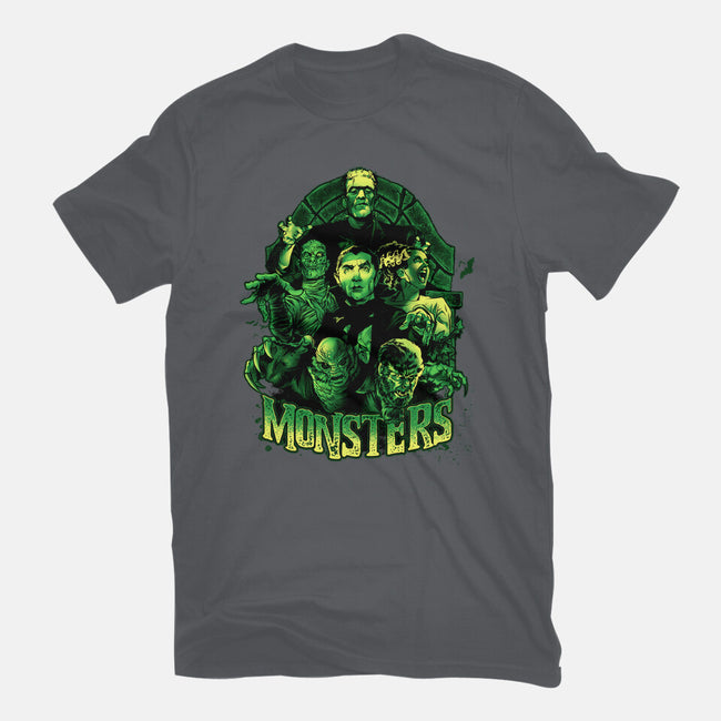Monsters-mens heavyweight tee-Conjura Geek