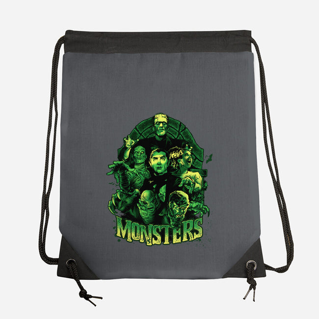 Monsters-none drawstring bag-Conjura Geek
