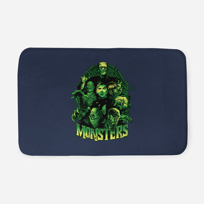 Monsters-none memory foam bath mat-Conjura Geek