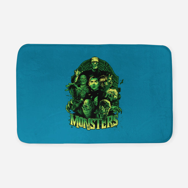 Monsters-none memory foam bath mat-Conjura Geek