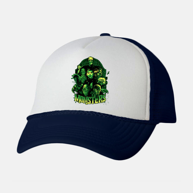 Monsters-unisex trucker hat-Conjura Geek
