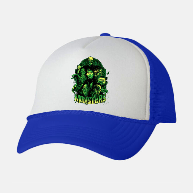 Monsters-unisex trucker hat-Conjura Geek