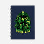 Monsters-none dot grid notebook-Conjura Geek