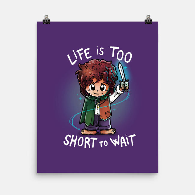 Short Life-none matte poster-Vallina84