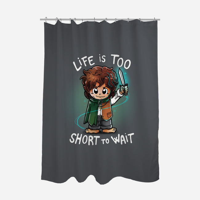 Short Life-none polyester shower curtain-Vallina84