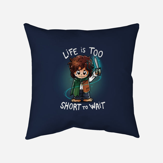 Short Life-none removable cover throw pillow-Vallina84